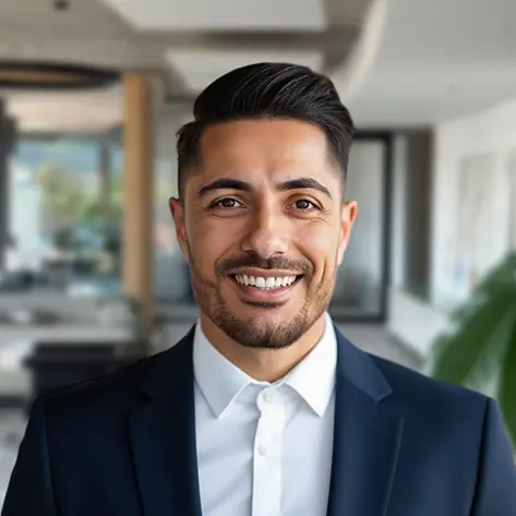 Porträt einer Person im Business-Umfeld