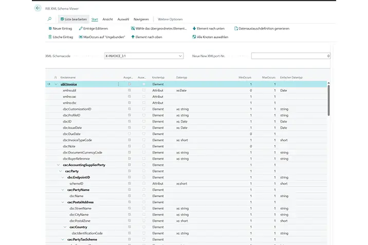 XML-Viewer zur Anzeige strukturierter XML-Daten
