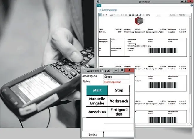 Mobile Datenerfassung mit Scanner zur Zeitersparnis im Lager und Betrieb